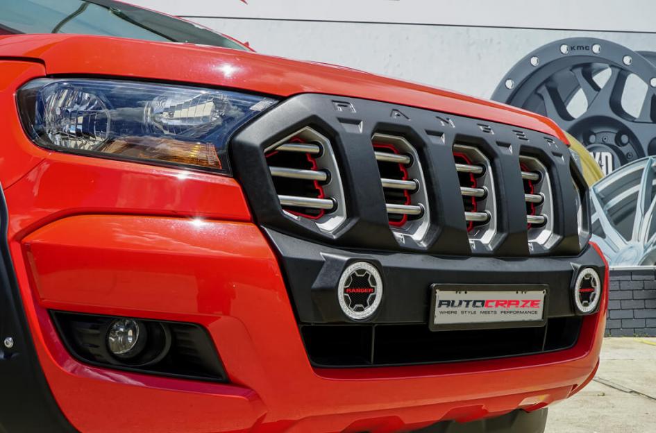 FORD RANGER GRENADE XD SATIN BLACK WITH RED MILLED
